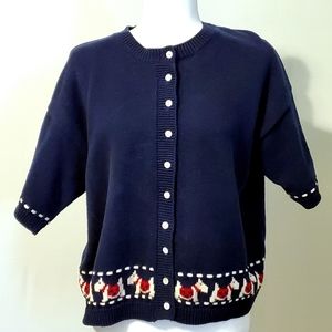 Vintage Marisa Christina Scottie Sweater, Size M
